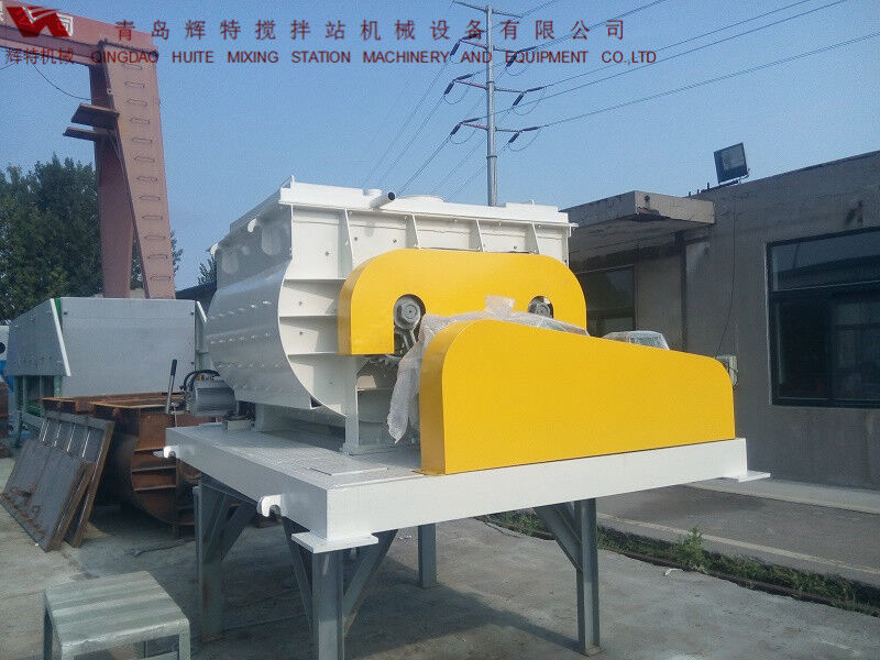 JS750攪拌臂采用偏心式設(shè)計(jì)，延長使用壽命，青島輝特機(jī)械