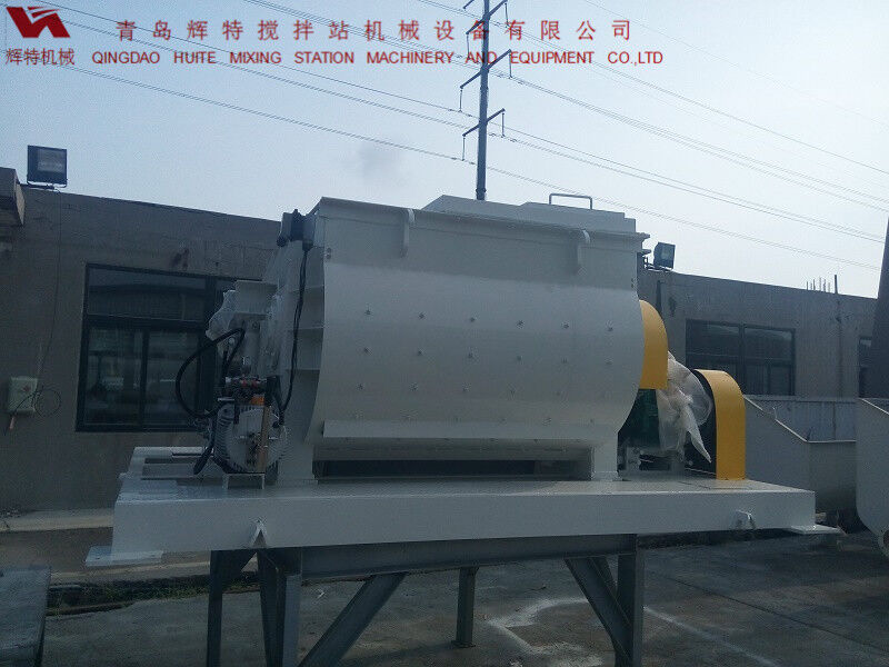 JS750攪拌臂采用偏心式設(shè)計(jì)，延長使用壽命，青島輝特機(jī)械