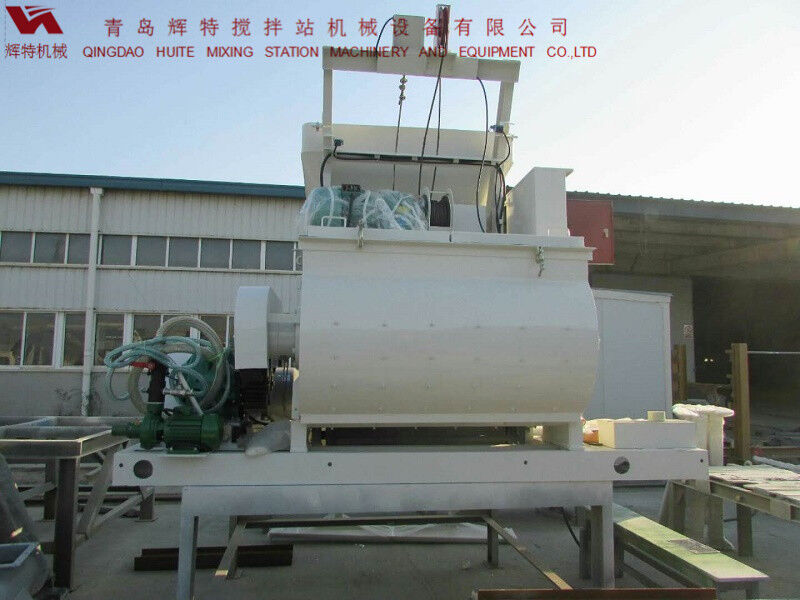 JS750攪拌臂采用偏心式設(shè)計(jì)，延長使用壽命，青島輝特機(jī)械